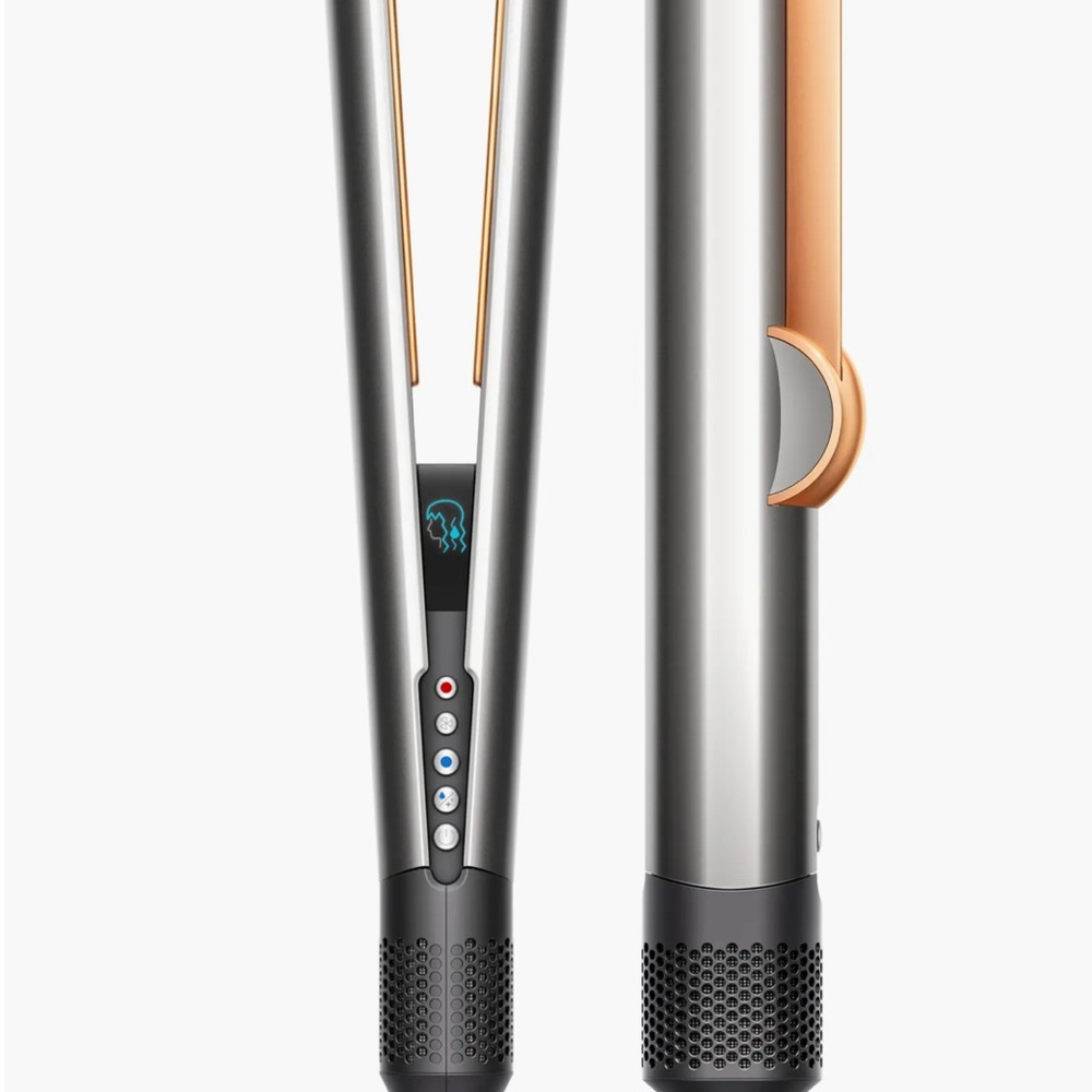 Dyson Hair Straightener in Silver and Gold